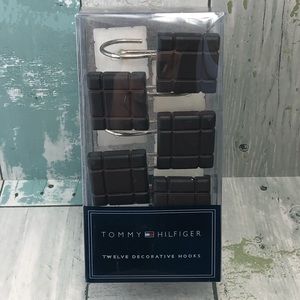 Tommy Hilfiger Shower Curtain Hooks NWT